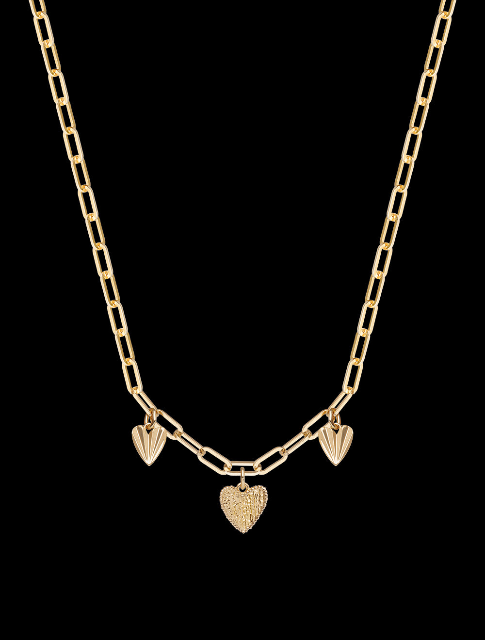 collier coeur idylle saunier bijoux en plaqué or