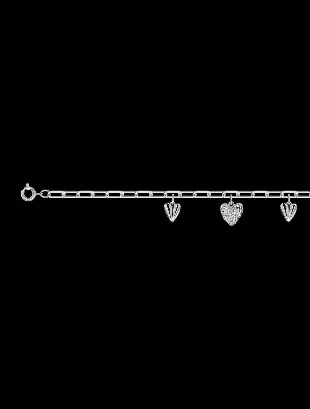 Bracelet coeur idylle saunier bijoux en argent