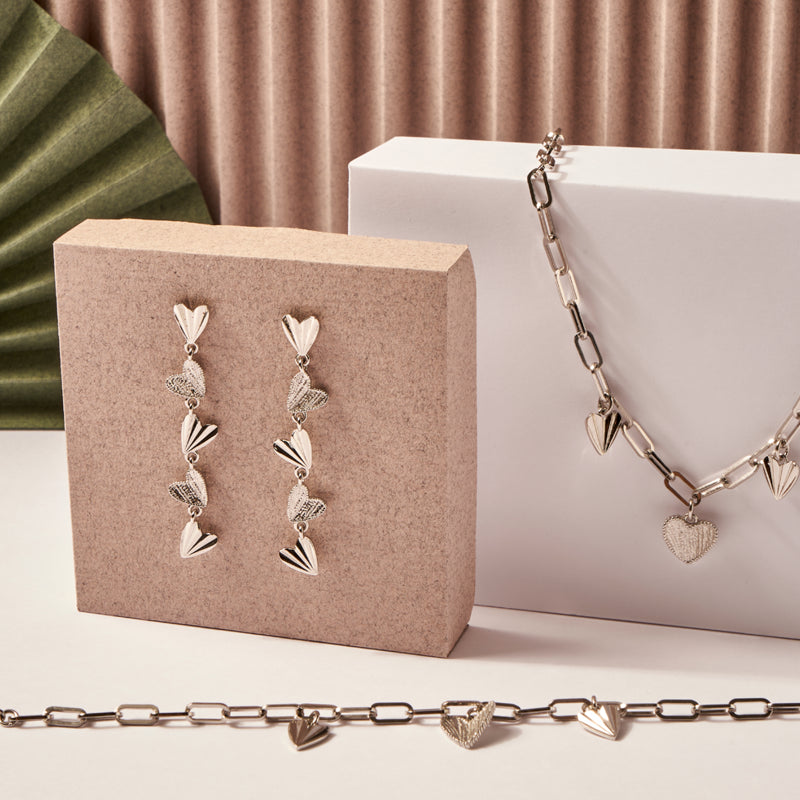 ligne coeur idylle saunier bijoux en argent