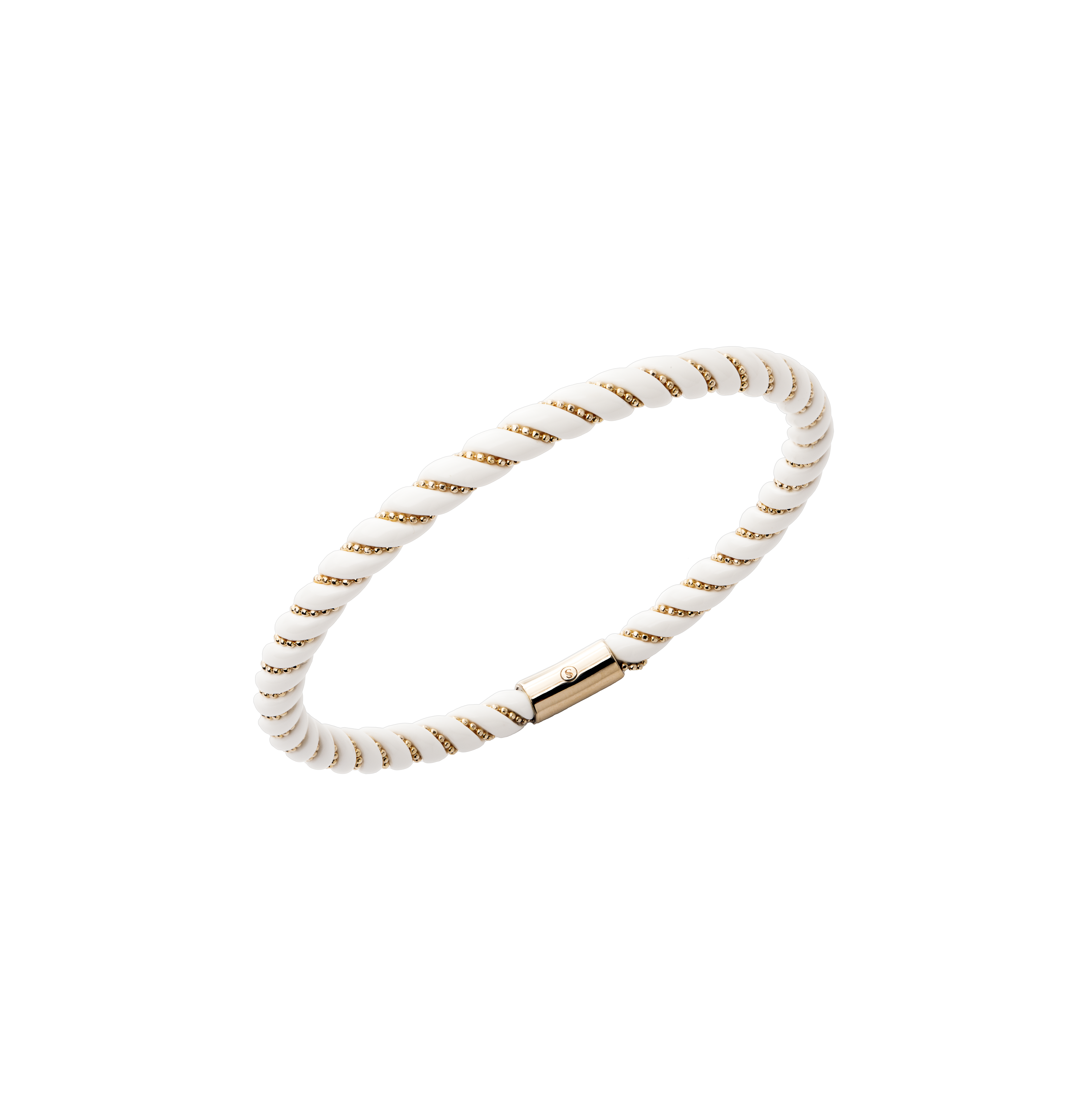 Bracelet jonc Jasmin en plaqué or – Saunier Bijoux