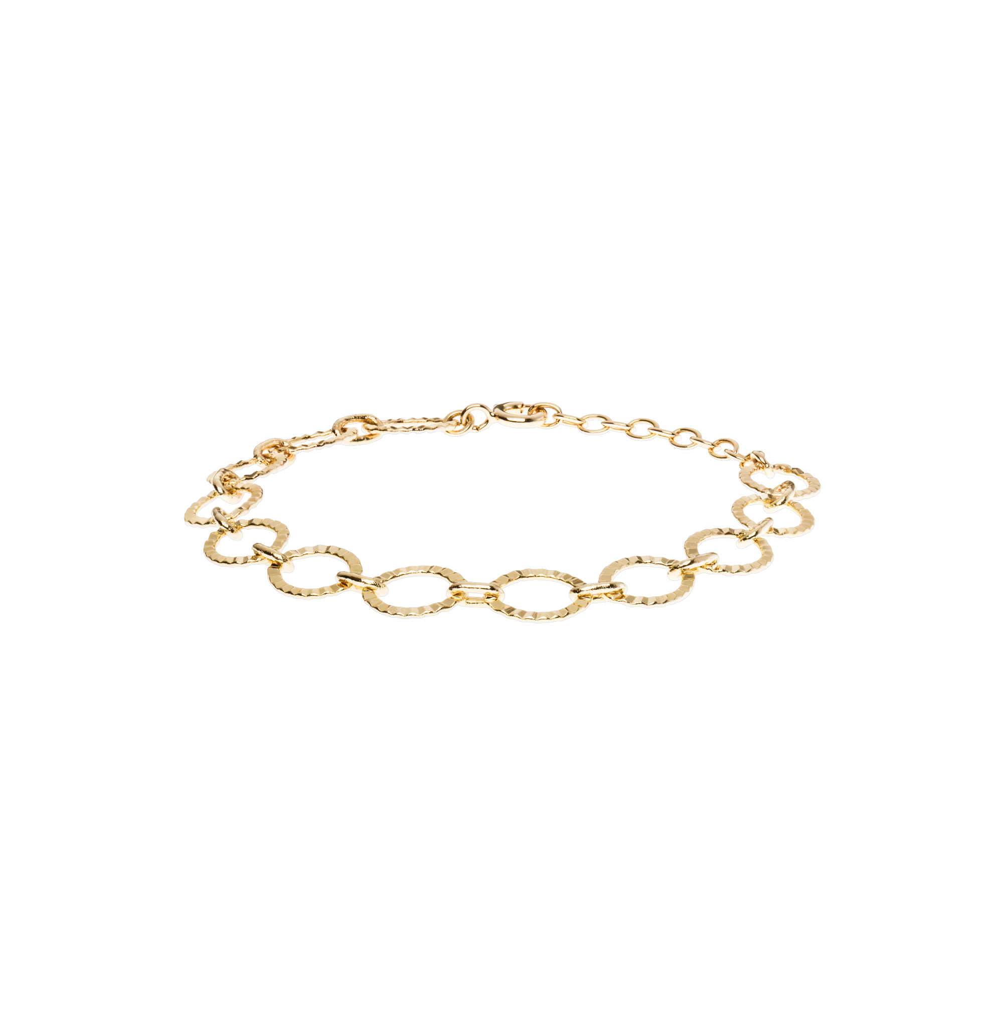 Bracelet élégant ribambelle en plaqué or – style graphique et raffiné