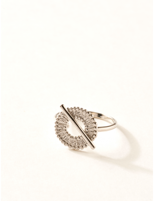 Bague Coton, Argent