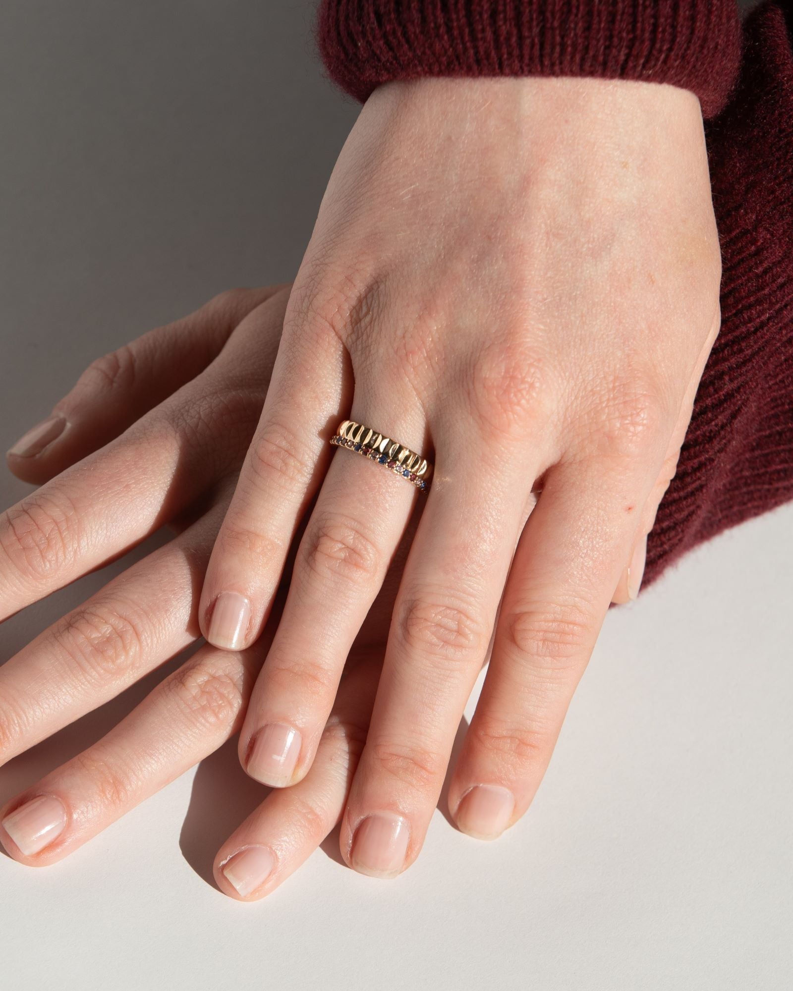 Bague Cisèle, Plaqué Or