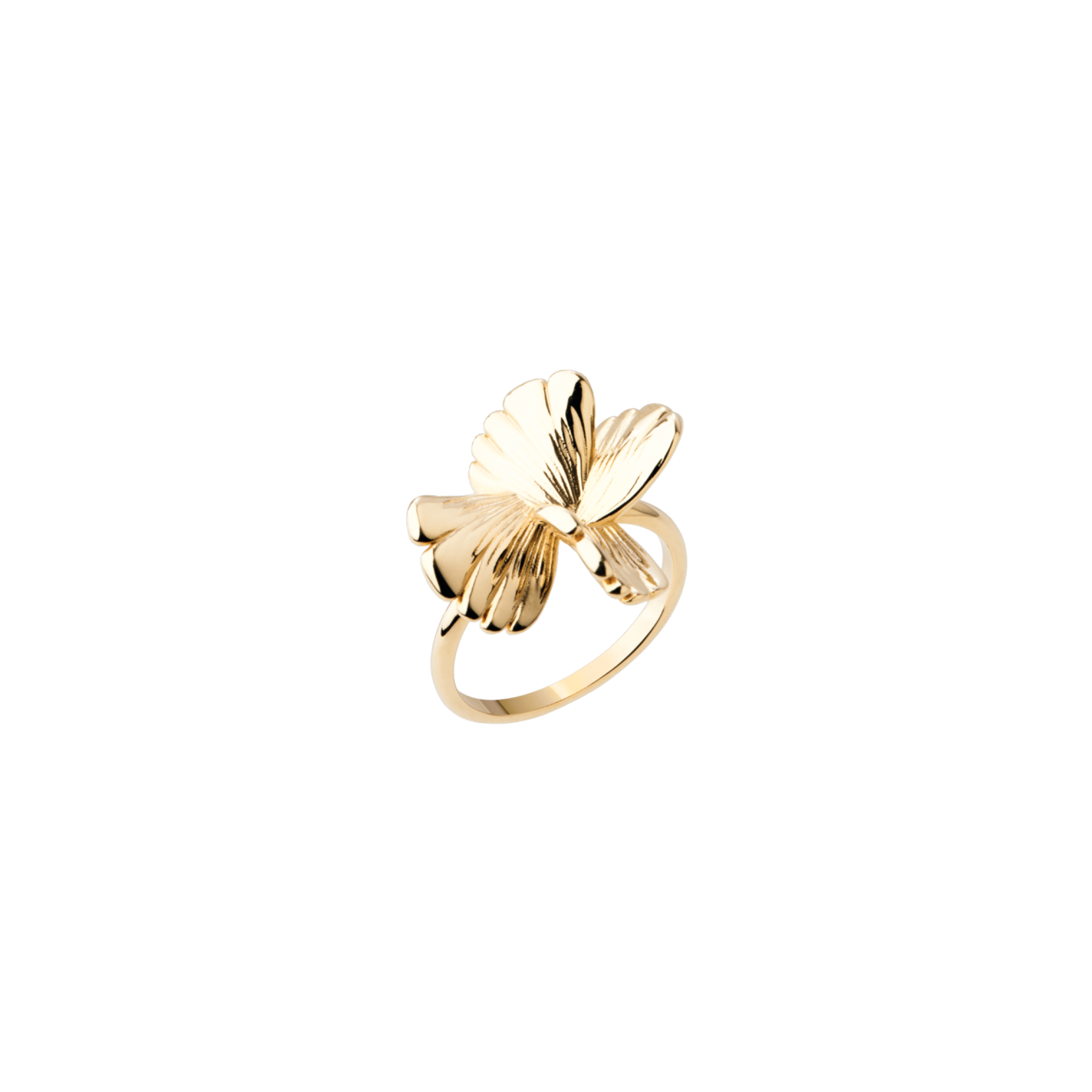 Bague Coquelicot, Plaqué or