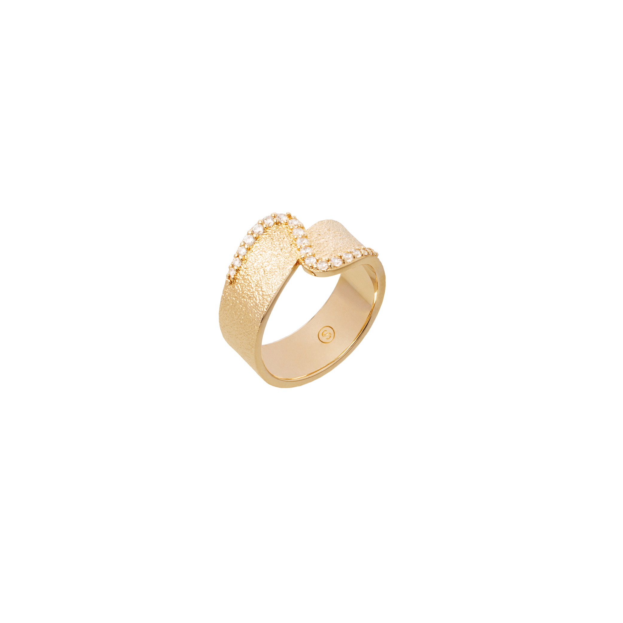 Bague Horizon, Plaqué Or