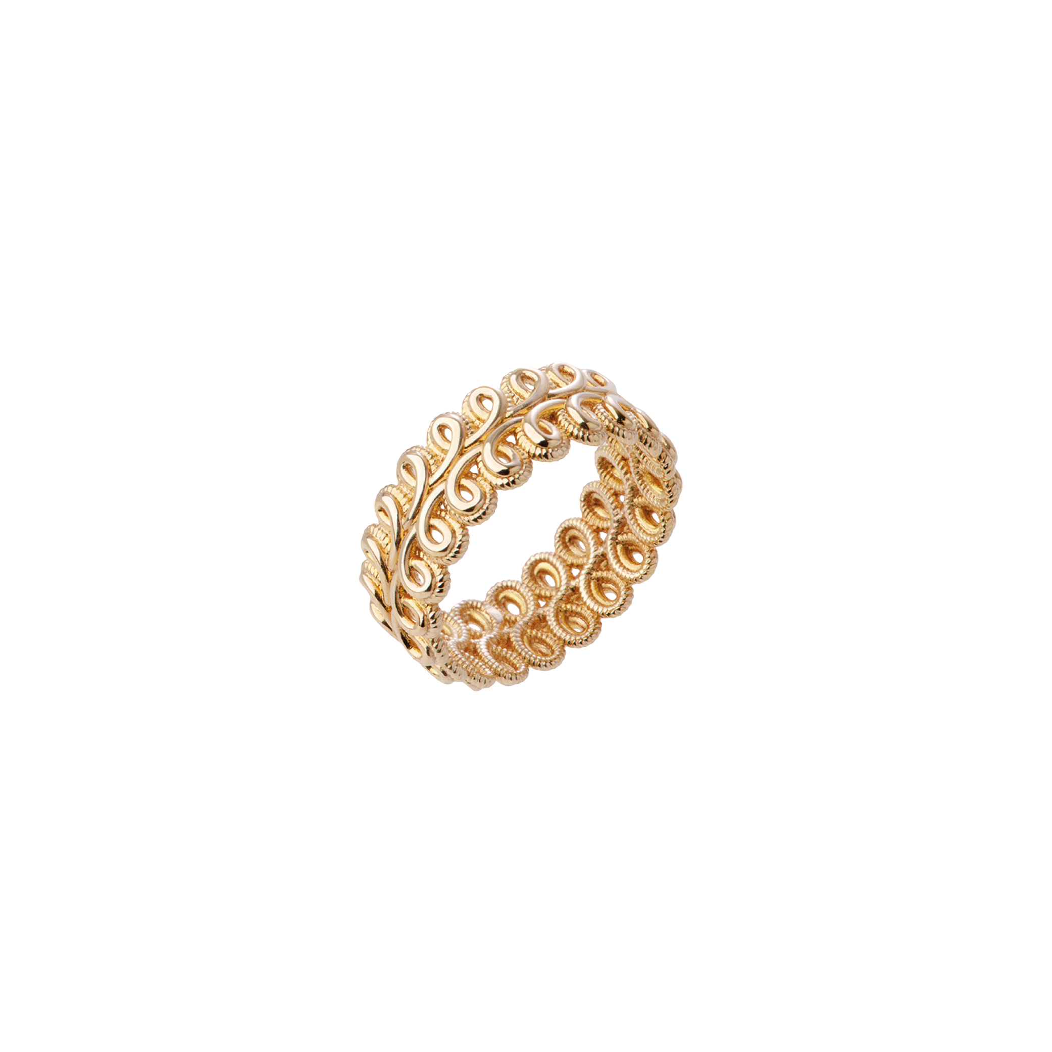 Bague Passementerie, Plaqué Or