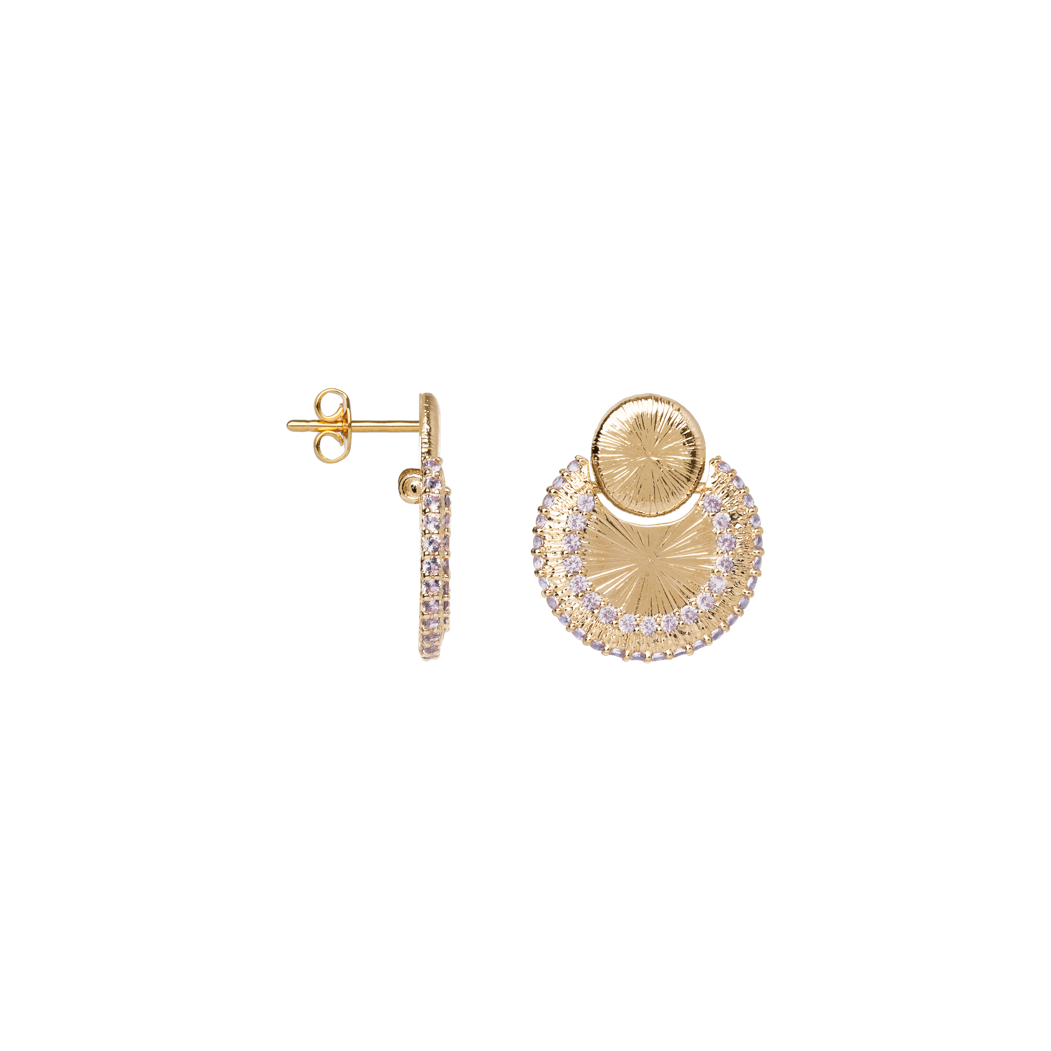 Boucles d'oreilles Kaléa, Plaqué Or