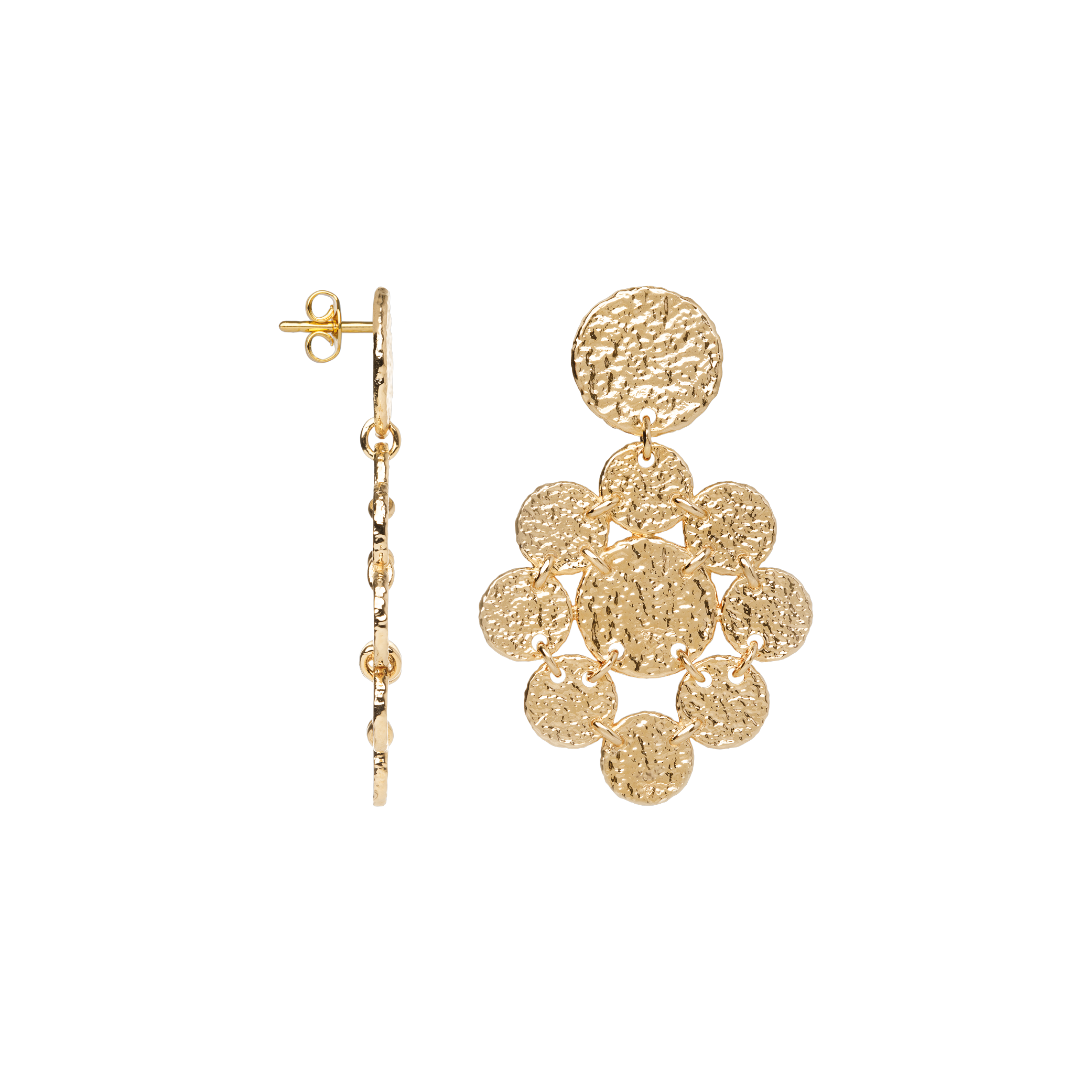 Boucles d'oreilles Silice