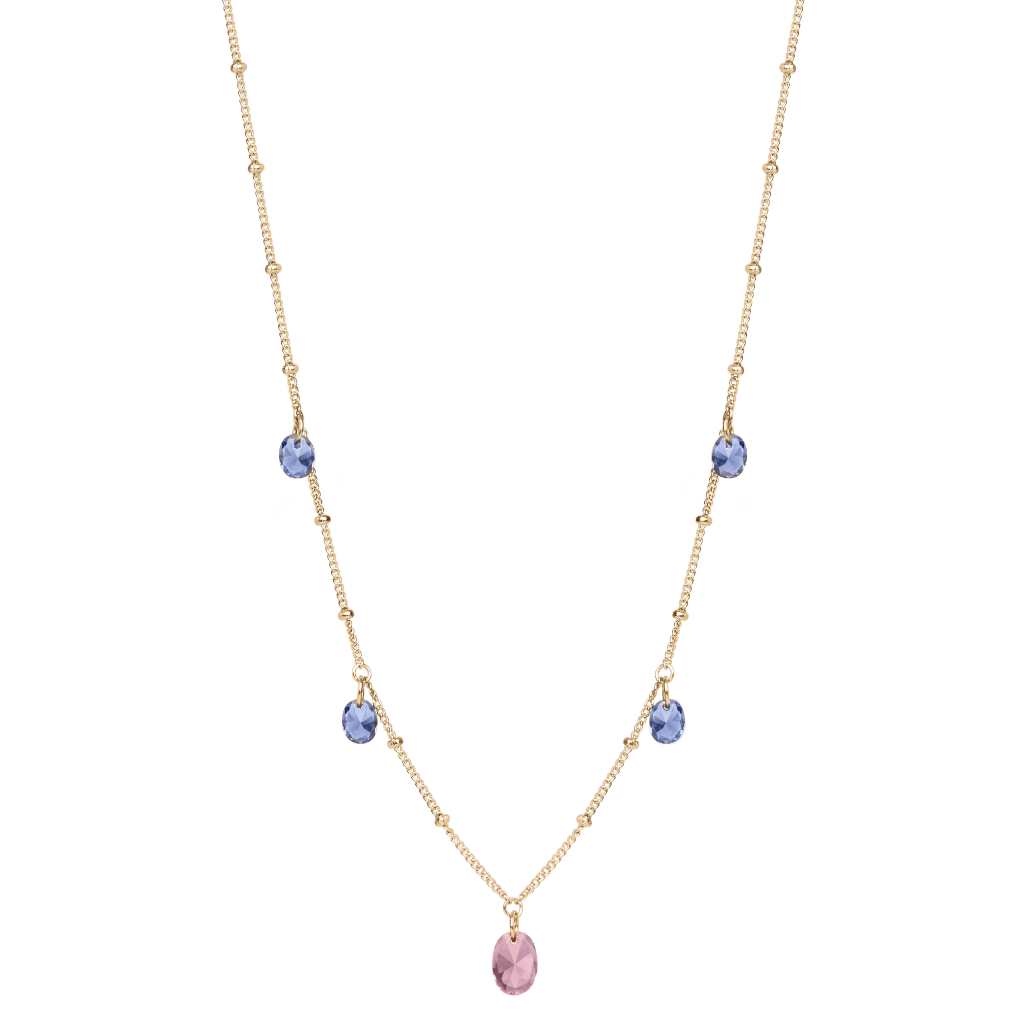 Collier Cisèle, Plaqué or