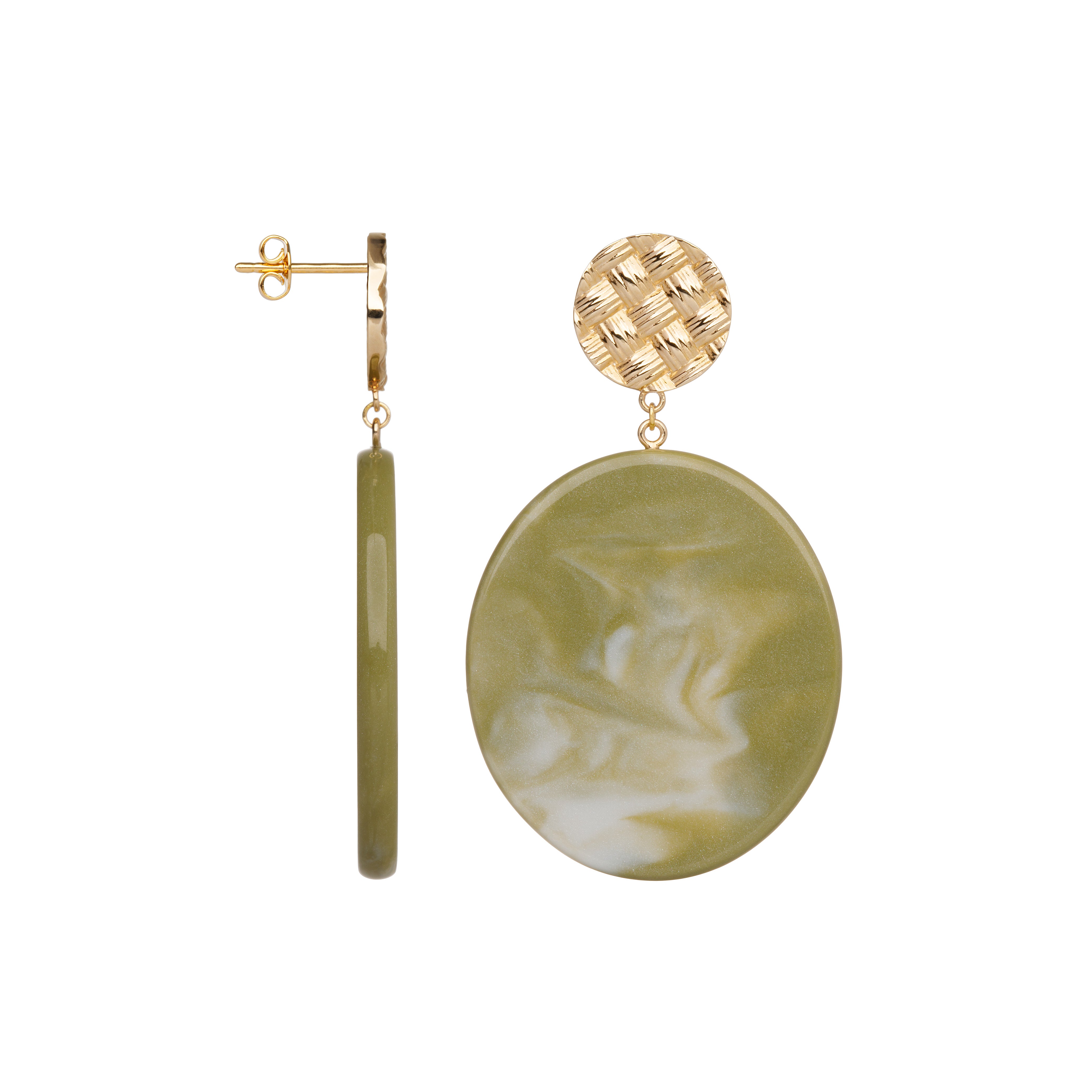 Boucles d’oreilles Matelassage