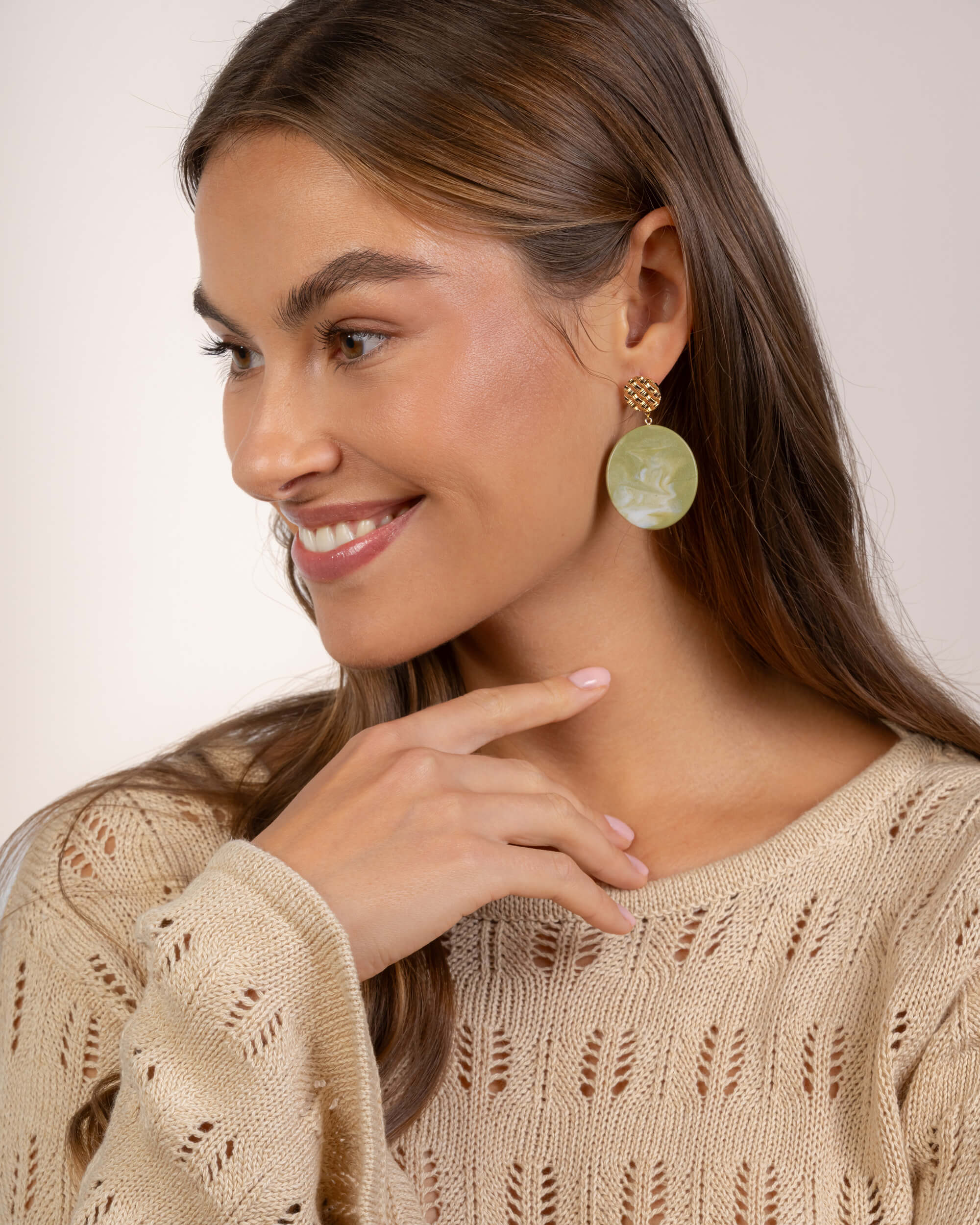 Boucles d’oreilles Matelassage