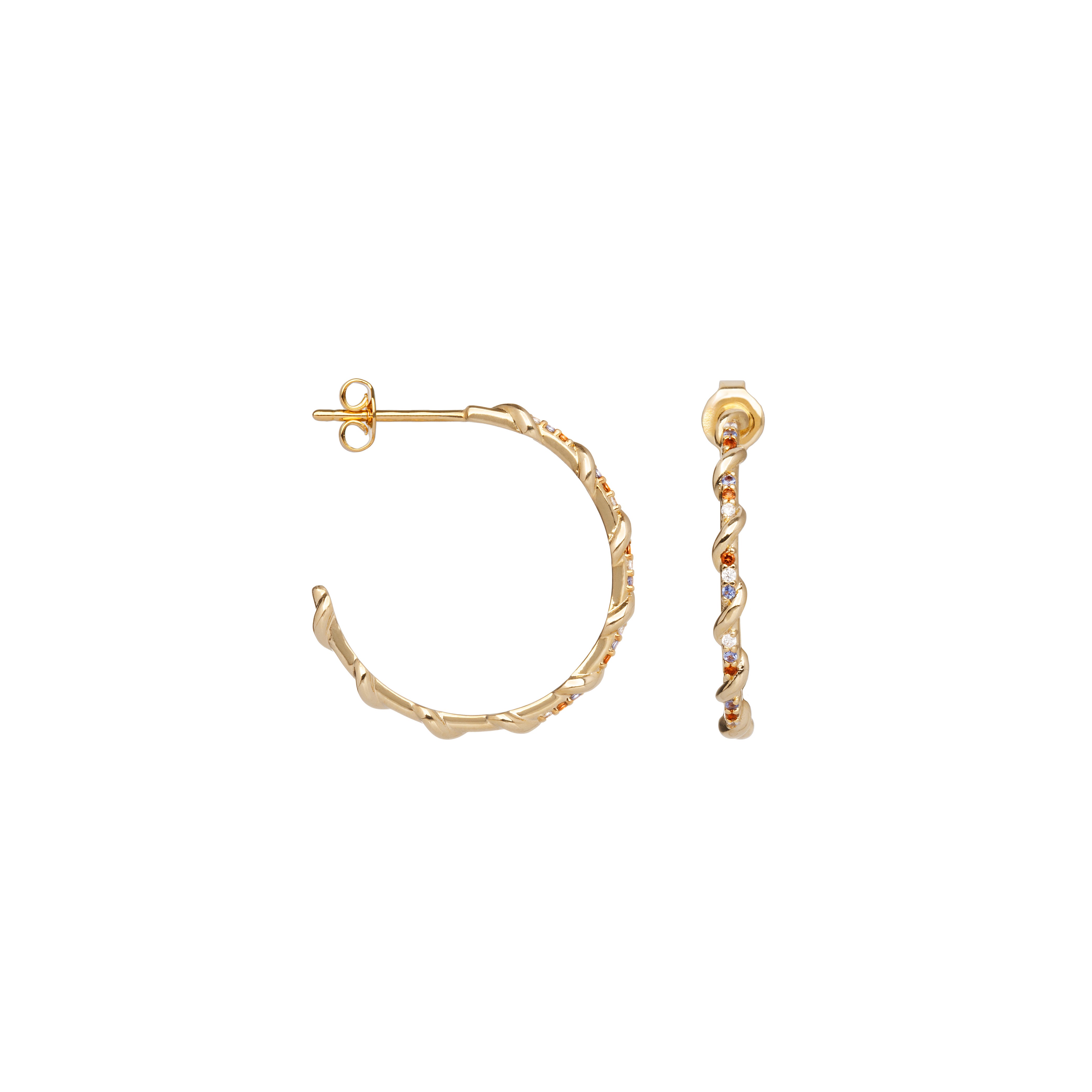 Boucles d’oreilles créoles Ourlet