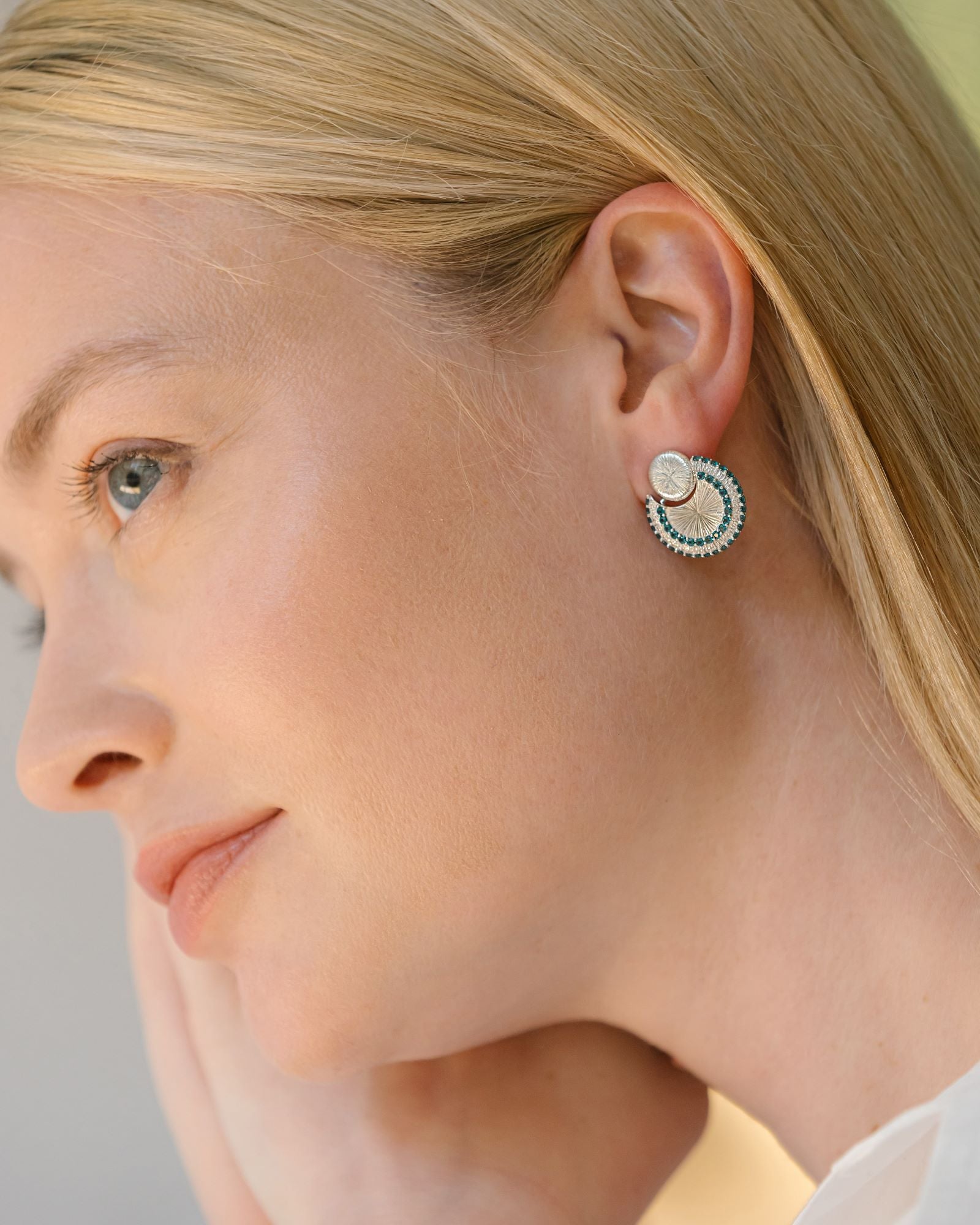 Boucles d'oreilles Kaléa, Argent