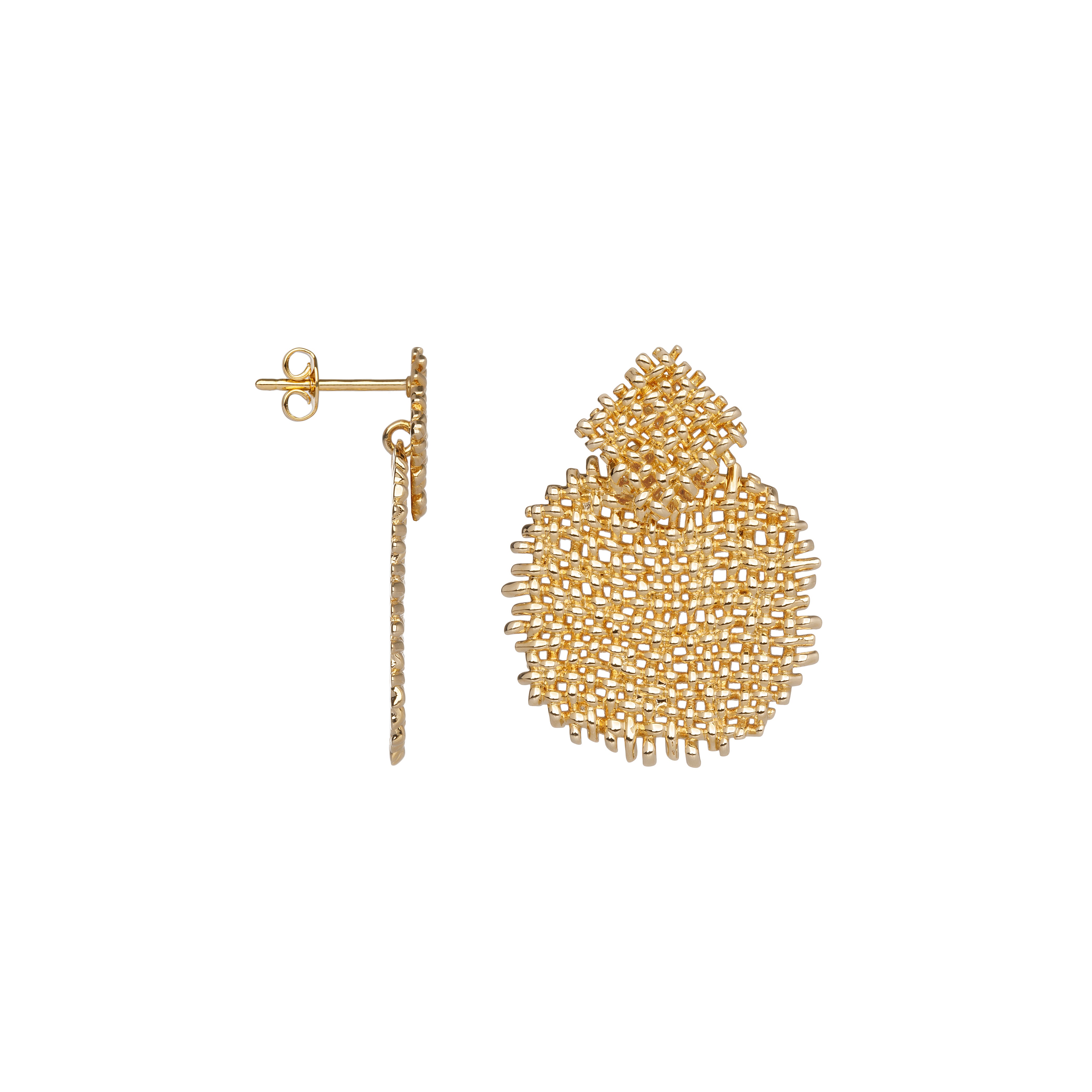 Boucles d’oreilles Tissage