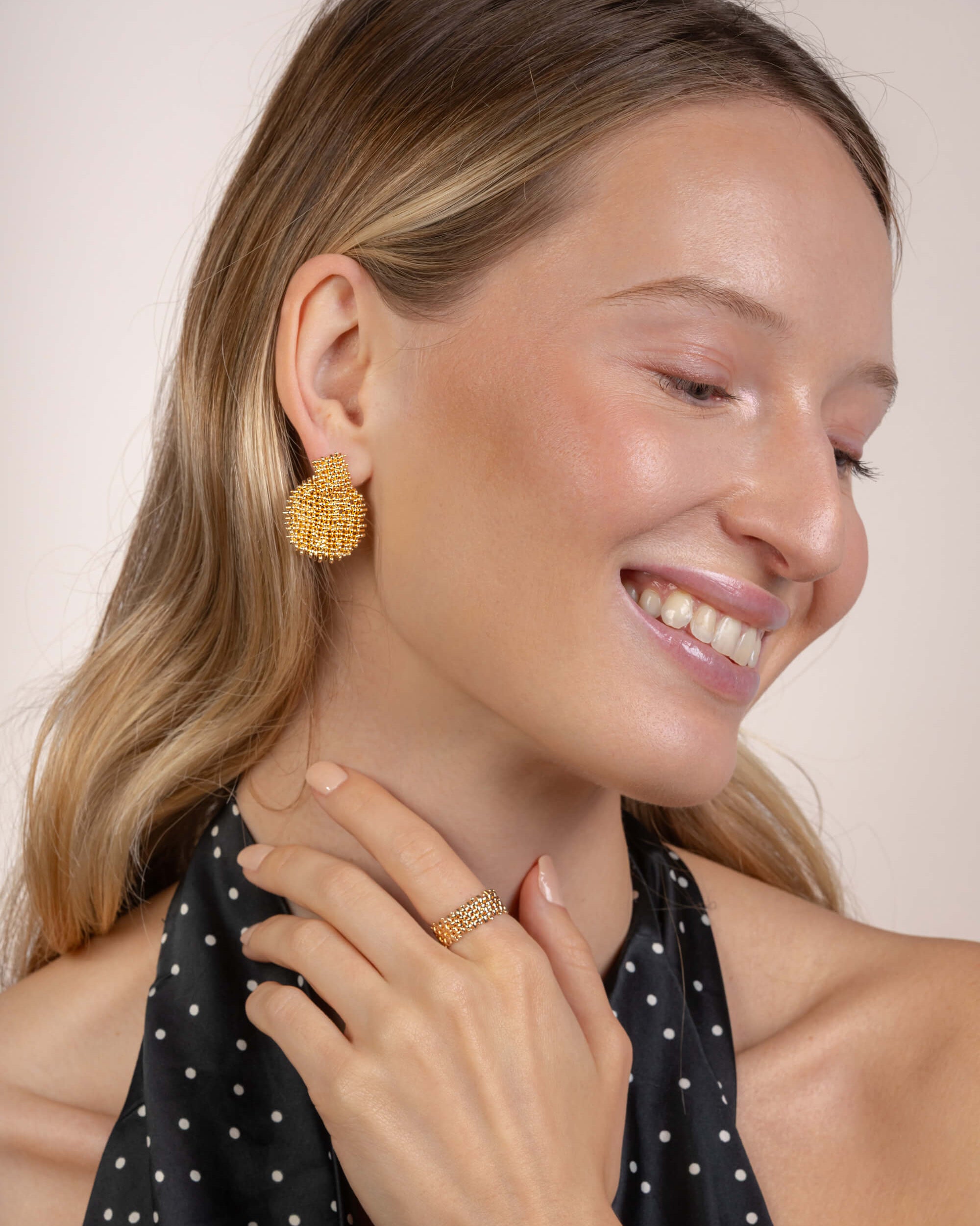 Boucles d’oreilles Tissage